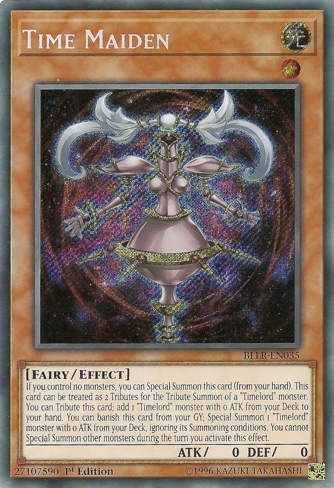 Time Maiden [BLLR-EN035] Secret Rare | Total Play