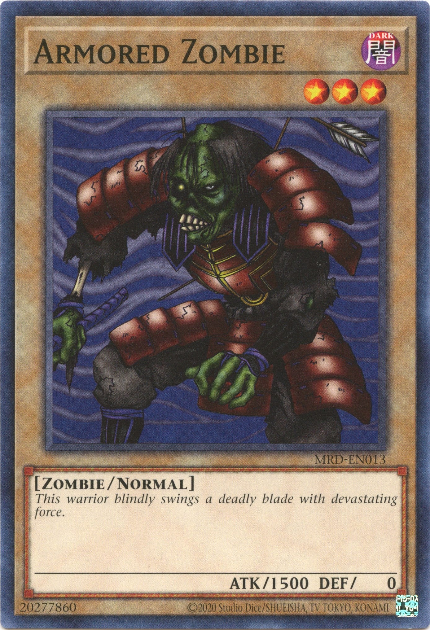 Armored Zombie (25th Anniversary) [MRD-EN013] Common | Total Play