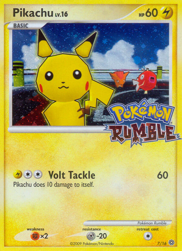 Pikachu (7/16) [Pokémon Rumble] | Total Play
