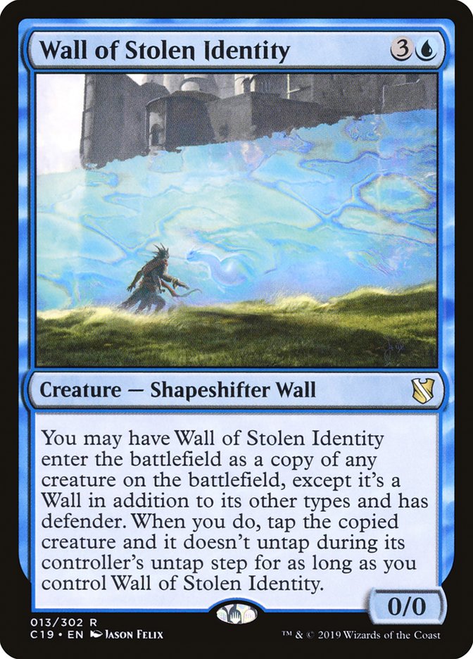 Wall of Stolen Identity [Commander 2019] | Total Play