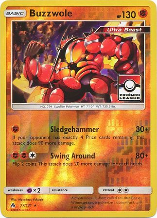 Buzzwole (77/131) (League Promo) [Sun & Moon: Forbidden Light] | Total Play