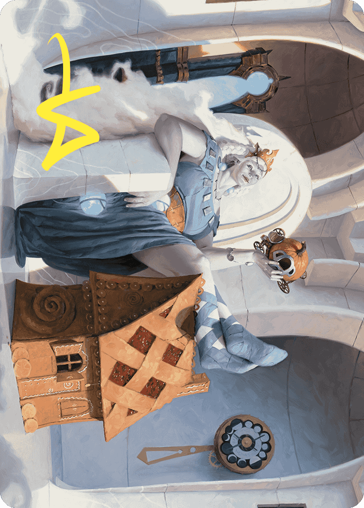 Beluna Grandsquall Art Card (Gold-Stamped Signature) [Wilds of Eldraine Art Series] | Total Play