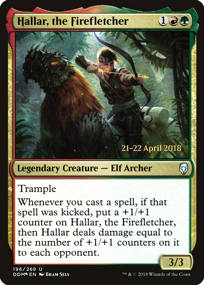 Hallar, the Firefletcher [Dominaria Prerelease Promos] | Total Play