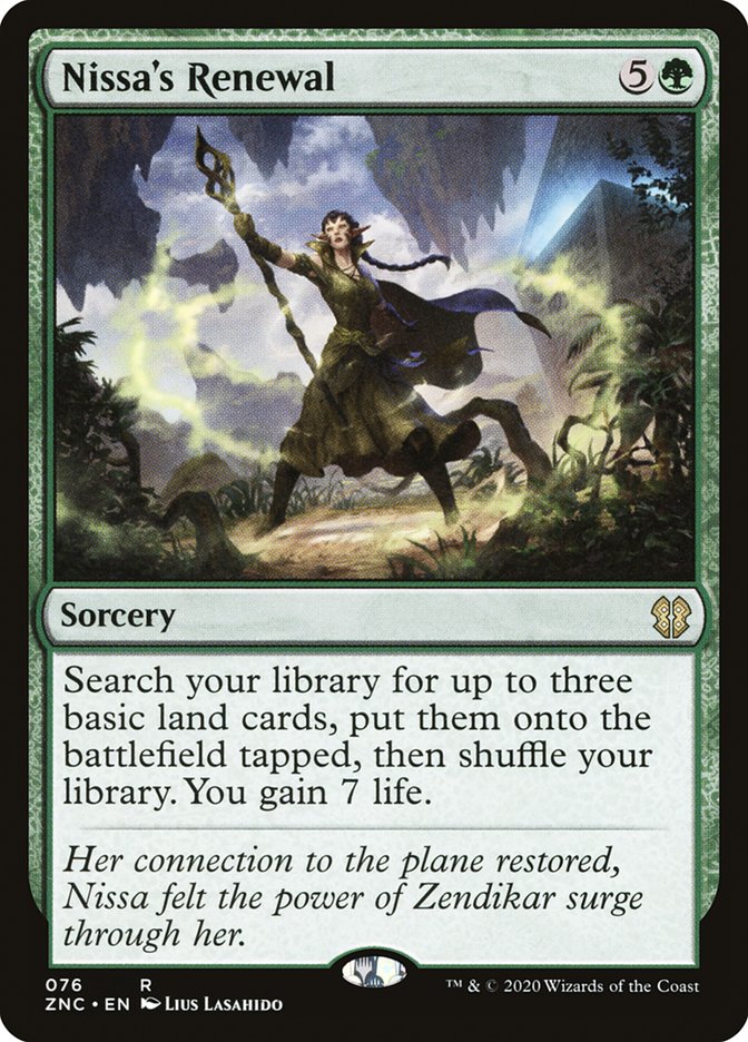 Nissa's Renewal [Zendikar Rising Commander] | Total Play