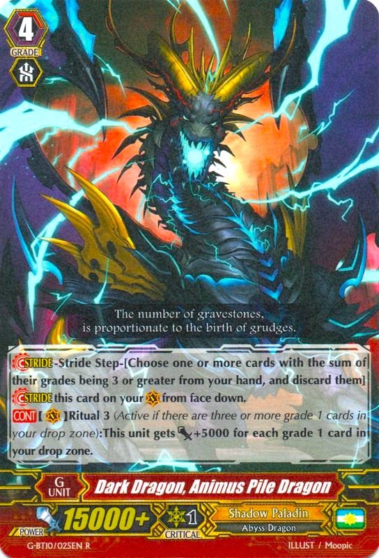 Dark Dragon, Animus Pile Dragon (G-BT10/025EN) [Raging Clash of the Blade Fangs] | Total Play