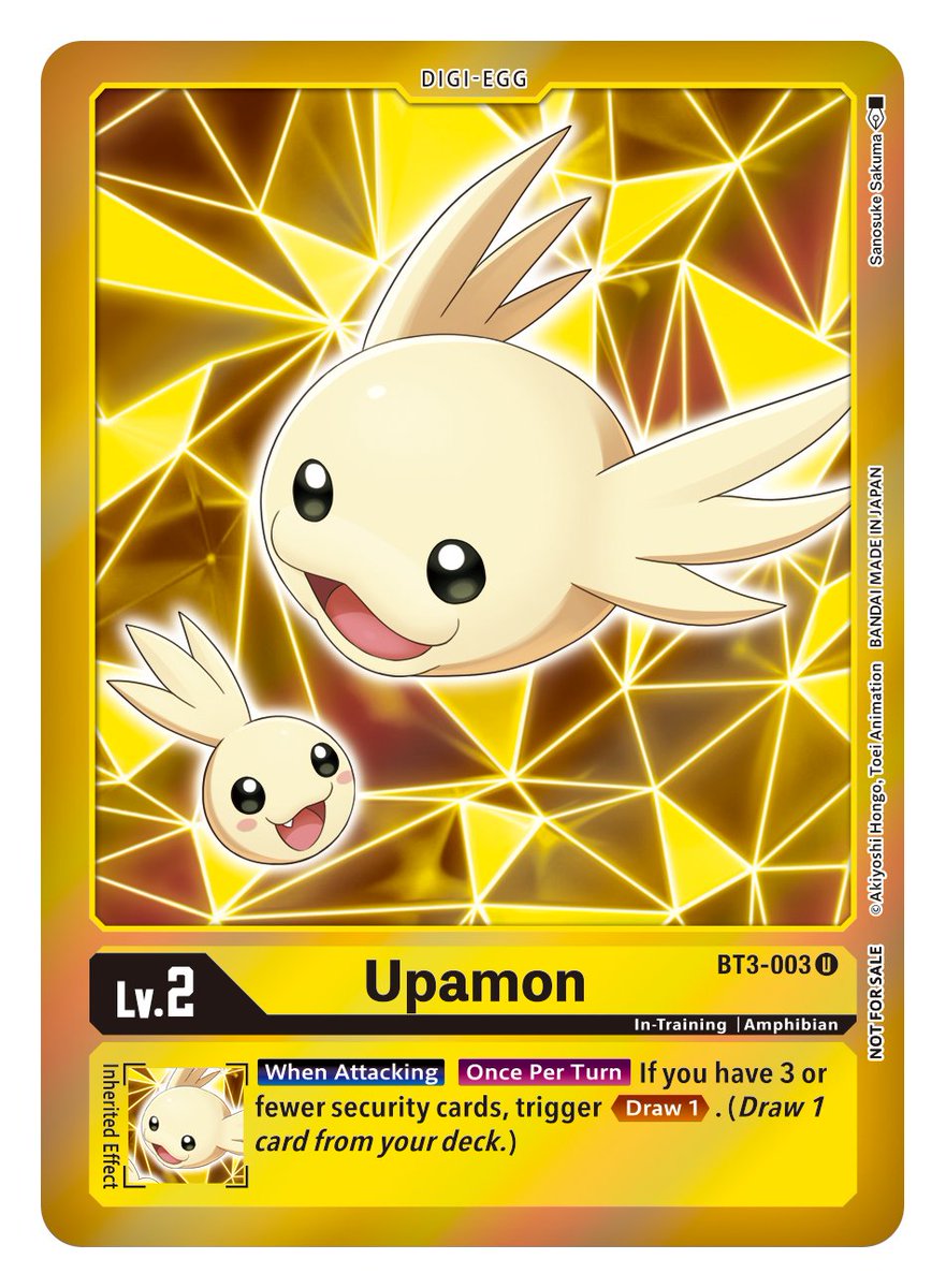 Upamon [BT3-003] (Event Pack 2) [Release Special Booster Ver.1.5] | Total Play