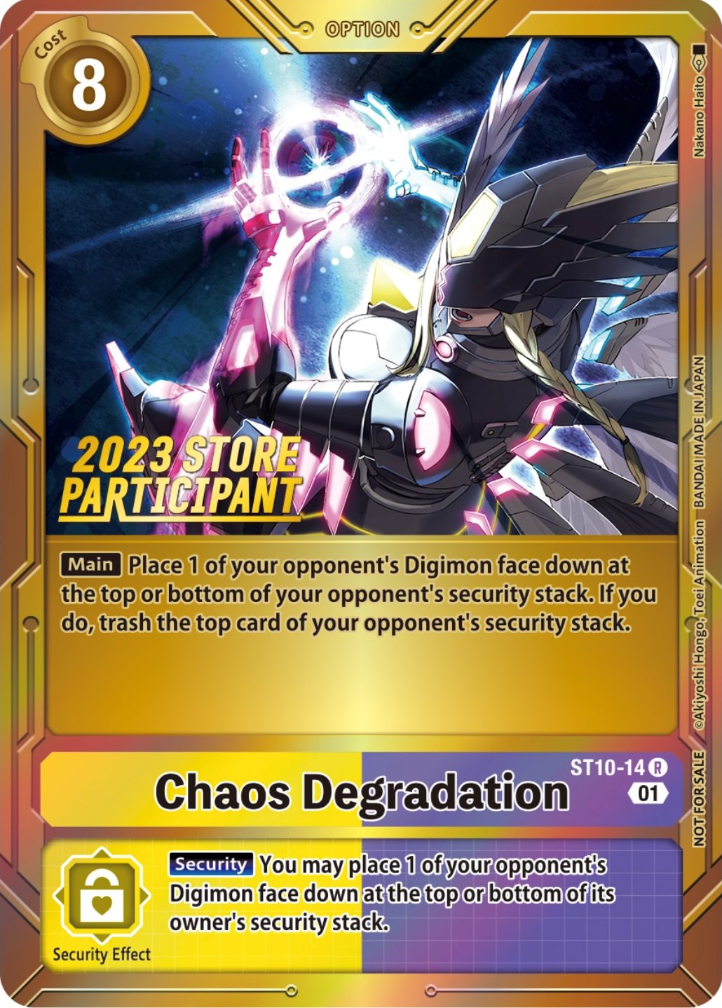 Chaos Degradation [ST10-14] (2023 Store Participant) [Starter Deck: Parallel World Tactician Promos] | Total Play