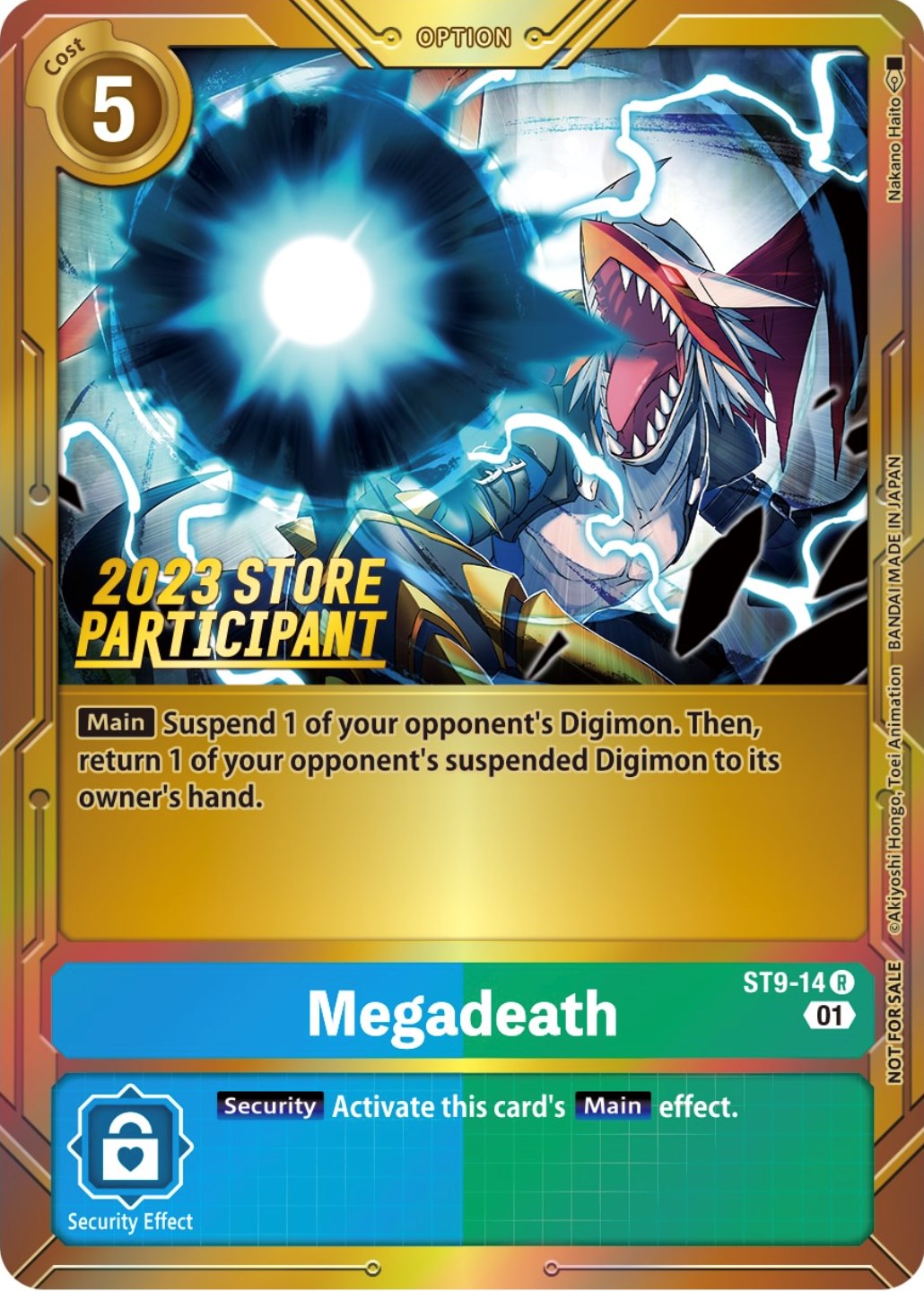 Megadeath [ST9-14] (2023 Store Participant) [Starter Deck: Ultimate Ancient Dragon Promos] | Total Play