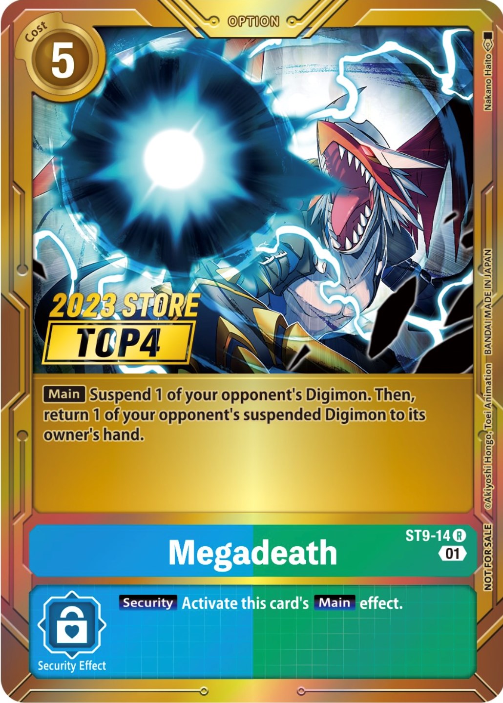 Megadeath [ST9-14] (2023 Store Top 4) [Starter Deck: Ultimate Ancient Dragon Promos] | Total Play