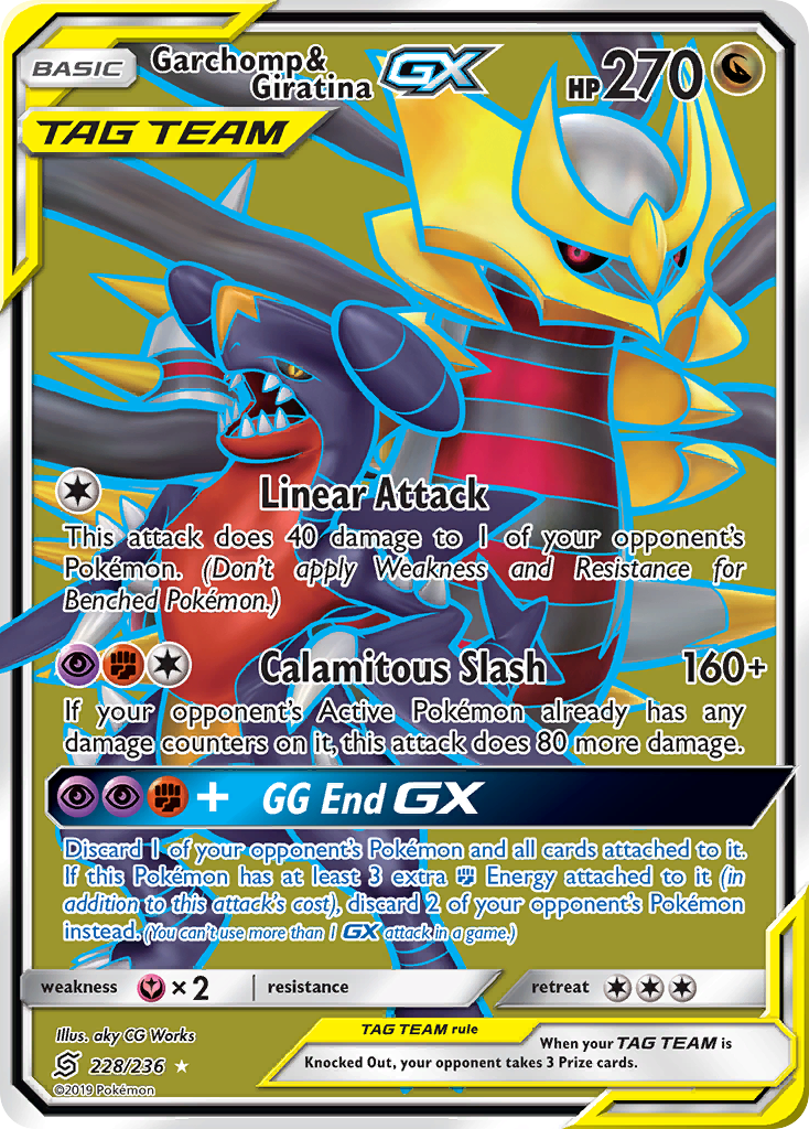 Garchomp & Giratina GX (228/236) [Sun & Moon: Unified Minds] | Total Play