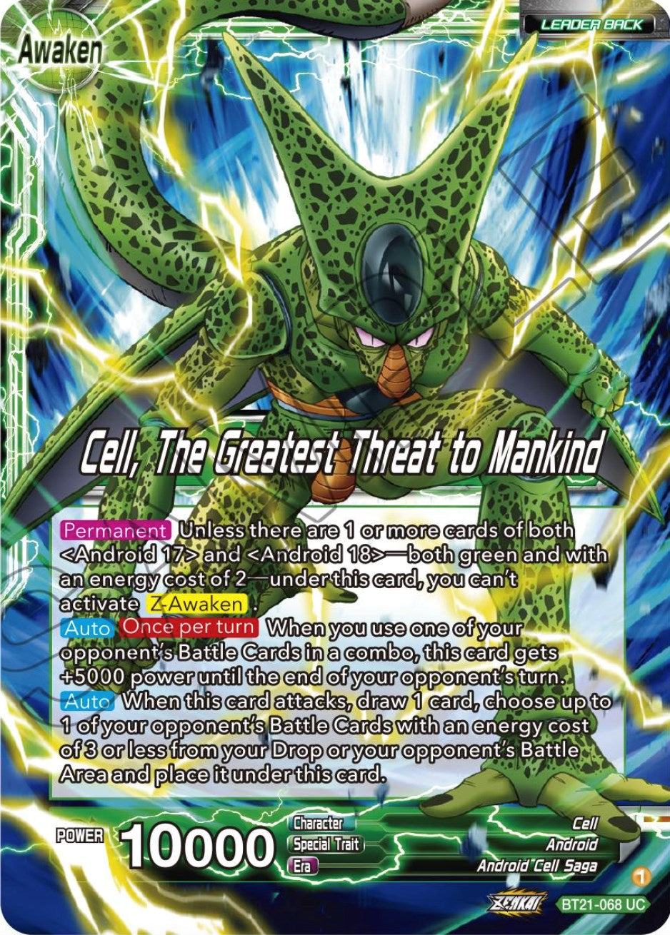 Cell // Cell, The Greatest Threat to Mankind (BT21-068) [Wild Resurgence] | Total Play