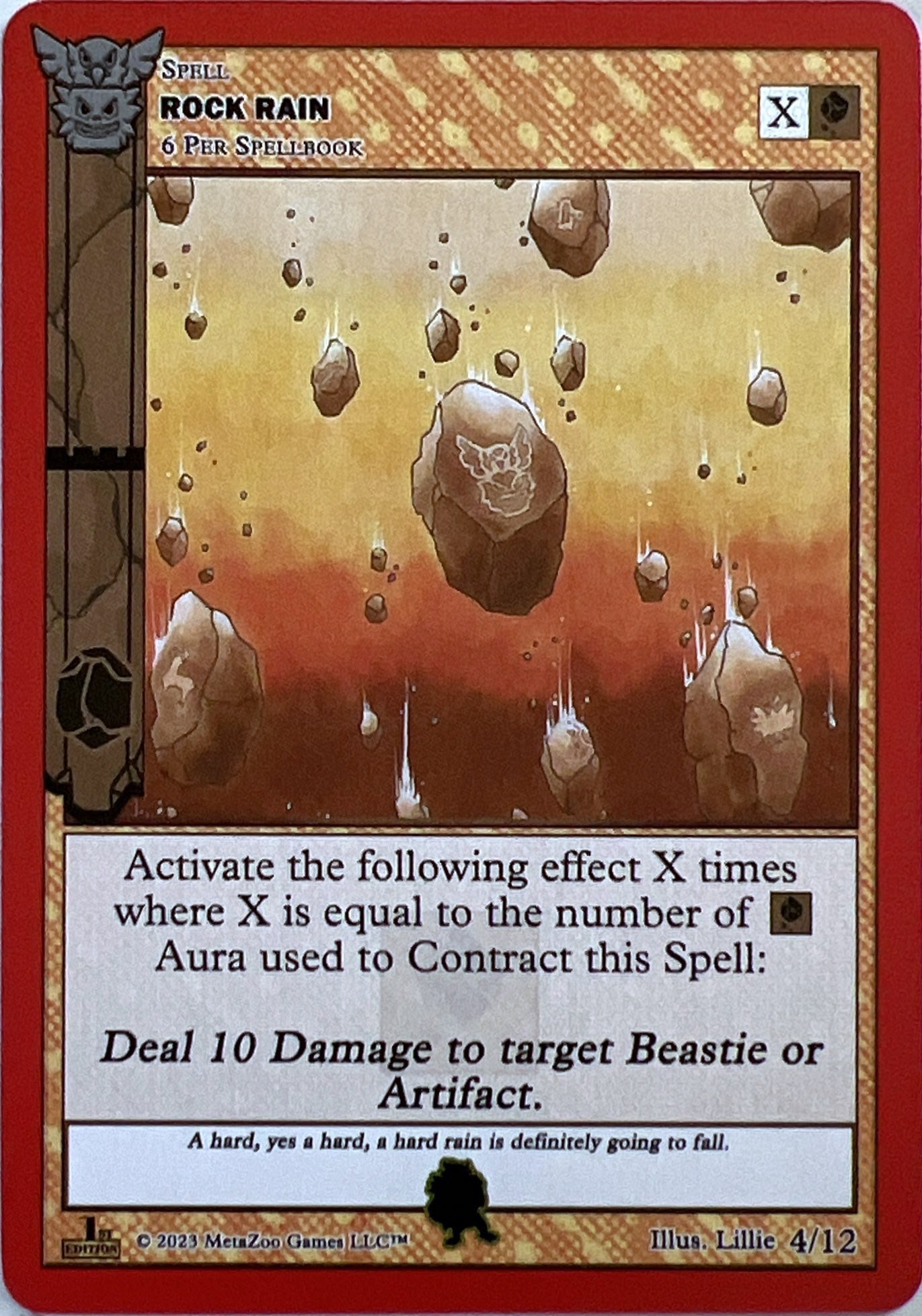 Rock Rain [Native: First Edition Release Event Deck] | Total Play