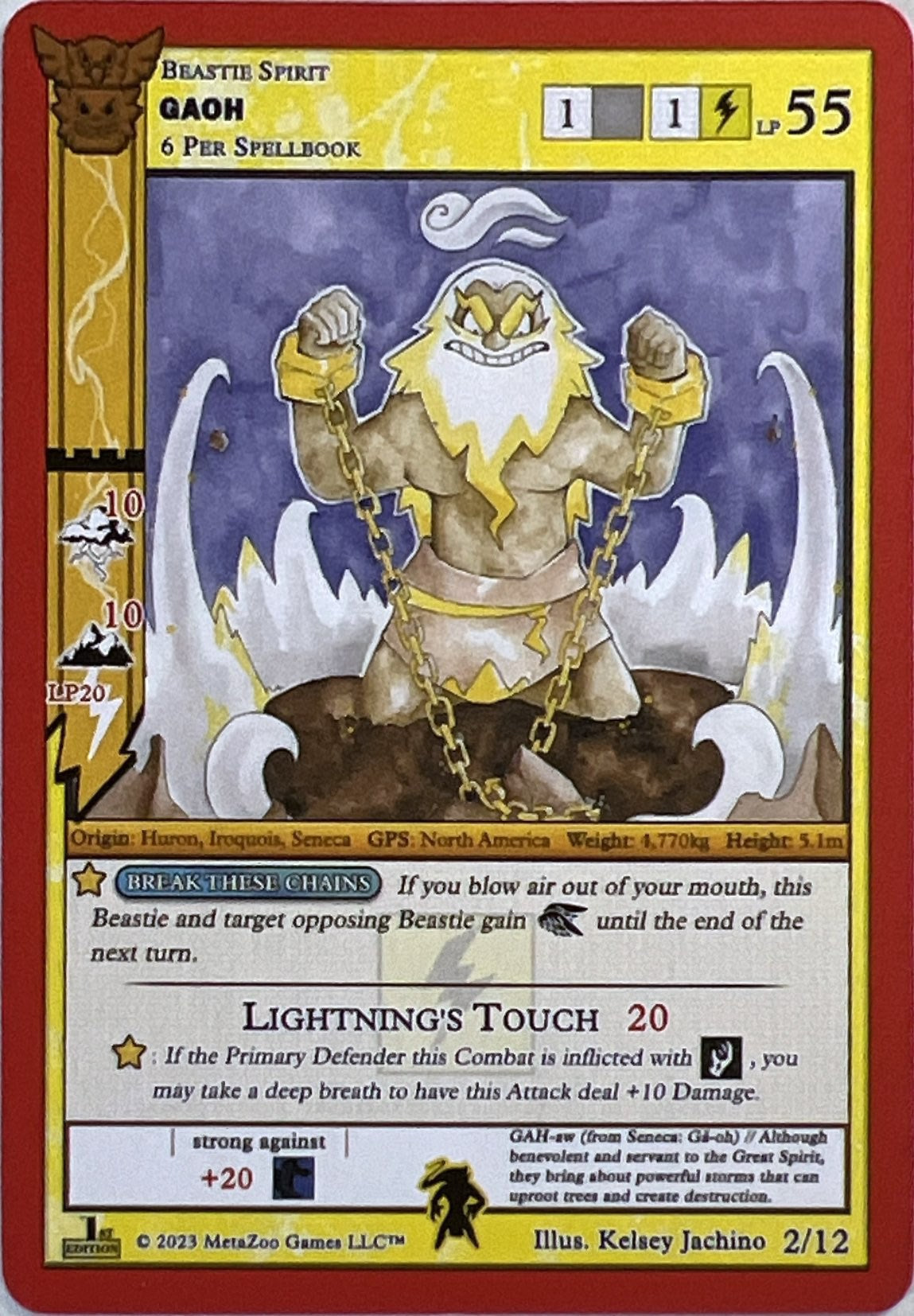 Gaoh [Native: First Edition Release Event Deck] | Total Play