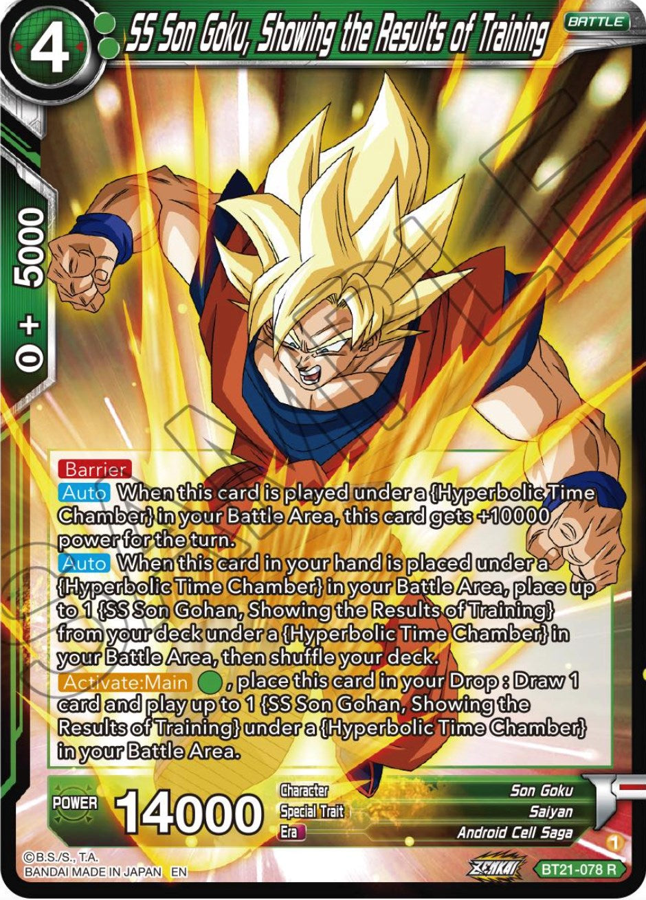 SS Son Goku, Showing the Results of Training (BT21-078) [Wild Resurgence] | Total Play