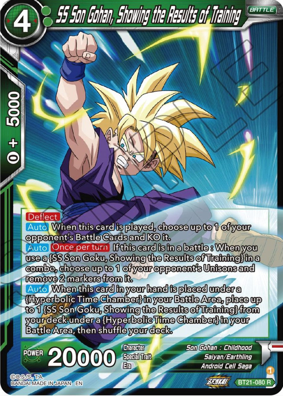 SS Son Gohan, Showing the Results of Training (BT21-080) [Wild Resurgence] | Total Play