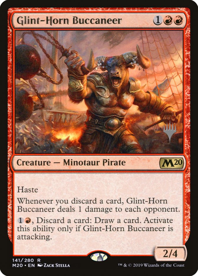 Glint-Horn Buccaneer (Promo Pack) [Core Set 2020 Promos] | Total Play