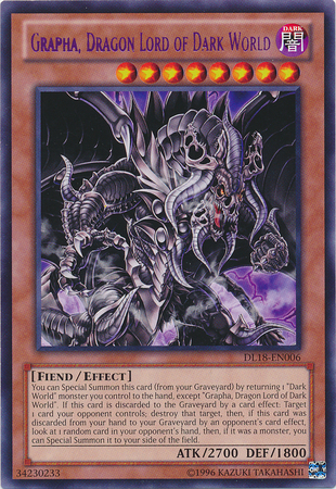 Grapha, Dragon Lord of Dark World (Purple) [DL18-EN006] Rare | Total Play