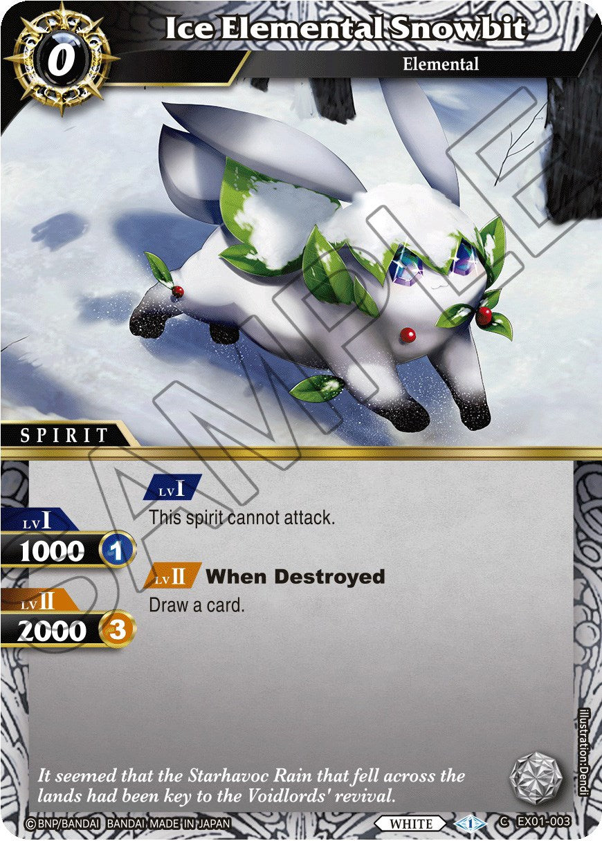 Ice Elemental Snowbit (EX01-003) [Expansion Set 01: Elemental Spark] | Total Play