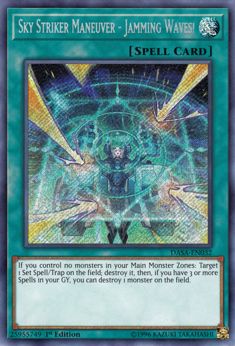 Sky Striker Maneuver - Jamming Waves! [DASA-EN032] Secret Rare | Total Play