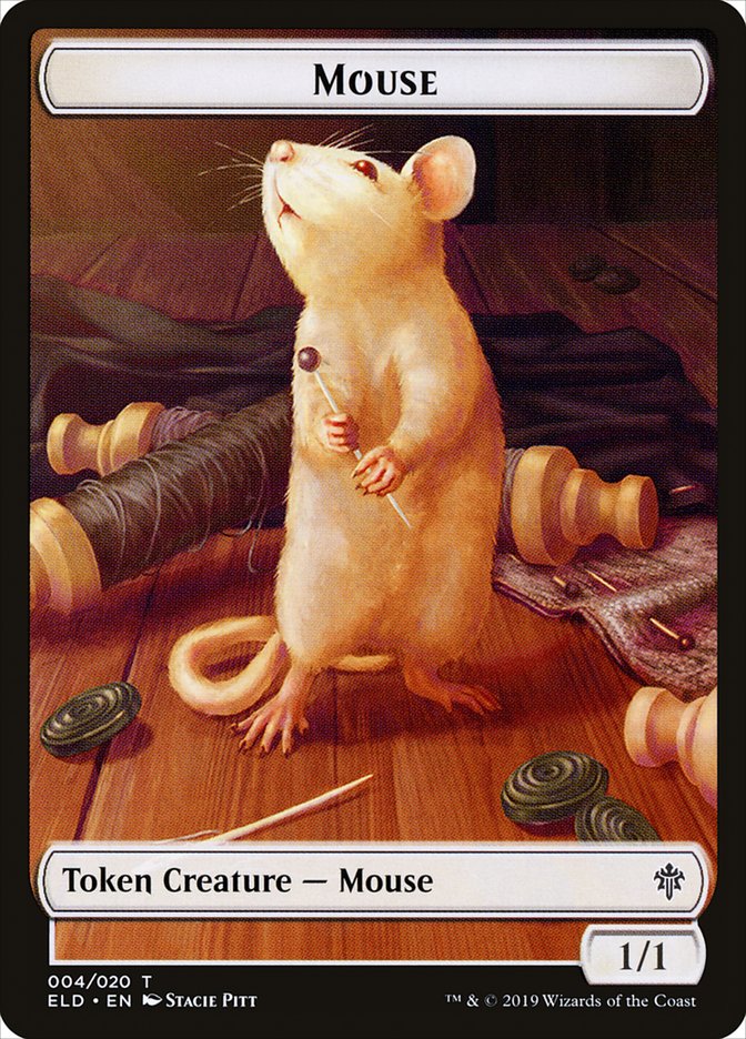 Mouse Token [Throne of Eldraine Tokens] | Total Play