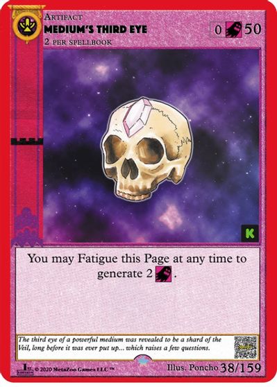 Medium's Third Eye [Cryptid Nation: Kickstarter Edition] | Total Play