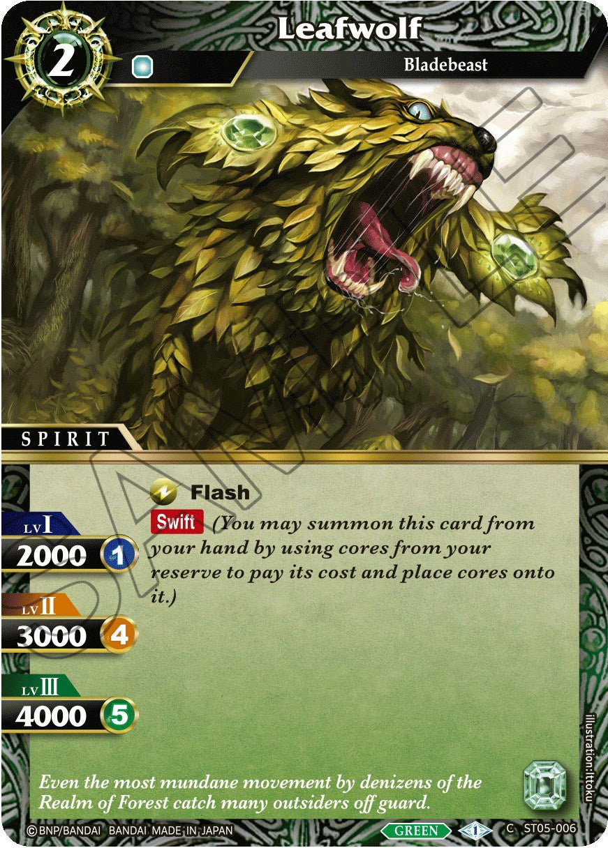 Leafwolf (ST05-006) [Starter Deck 05: Verdant Wings] | Total Play