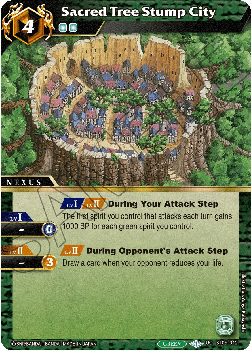 Sacred Tree Stump City (ST05-012) [Starter Deck 05: Verdant Wings] | Total Play