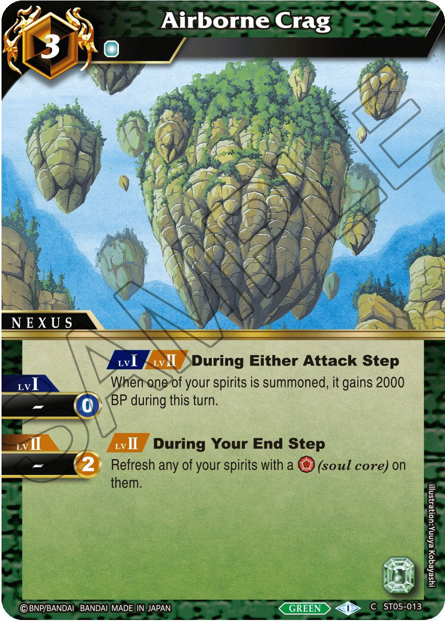 Airborne Crag (ST05-013) [Starter Deck 05: Verdant Wings] | Total Play