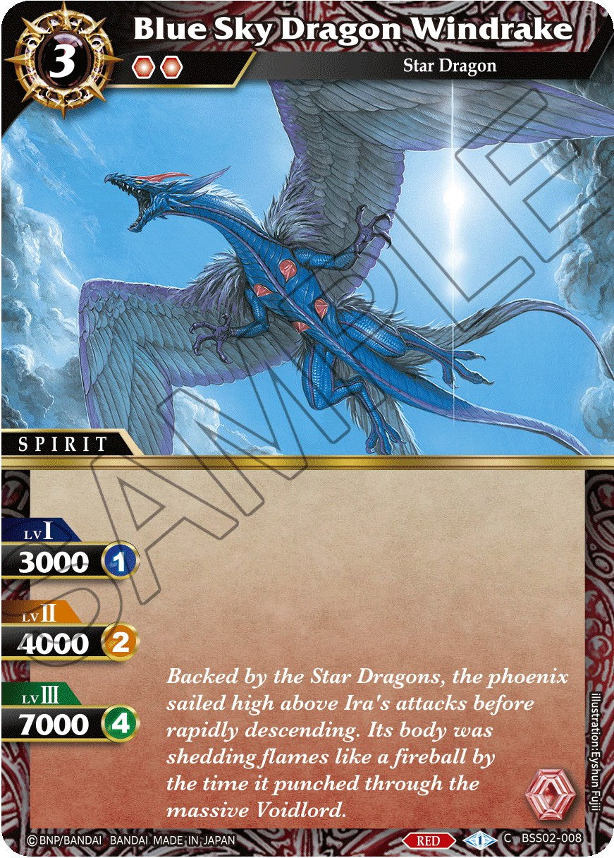 Blue Sky Dragon Windrake (BSS02-008) [False Gods] | Total Play
