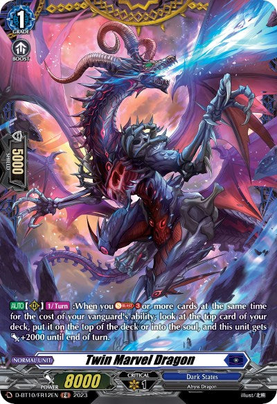 Twin Marvel Dragon (D-BT10/FR12EN) [Dragon Masquerade] | Total Play