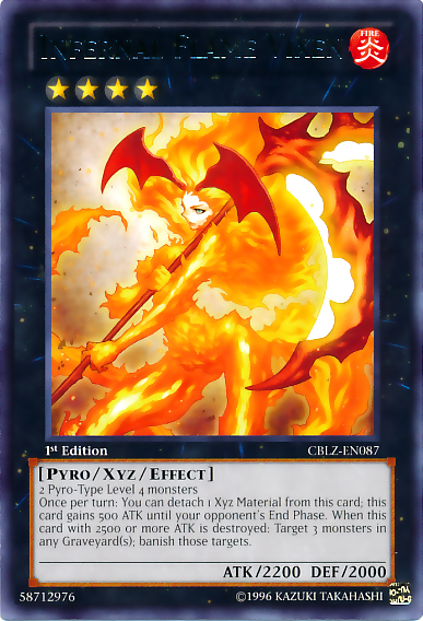 Infernal Flame Vixen [CBLZ-EN087] Rare | Total Play