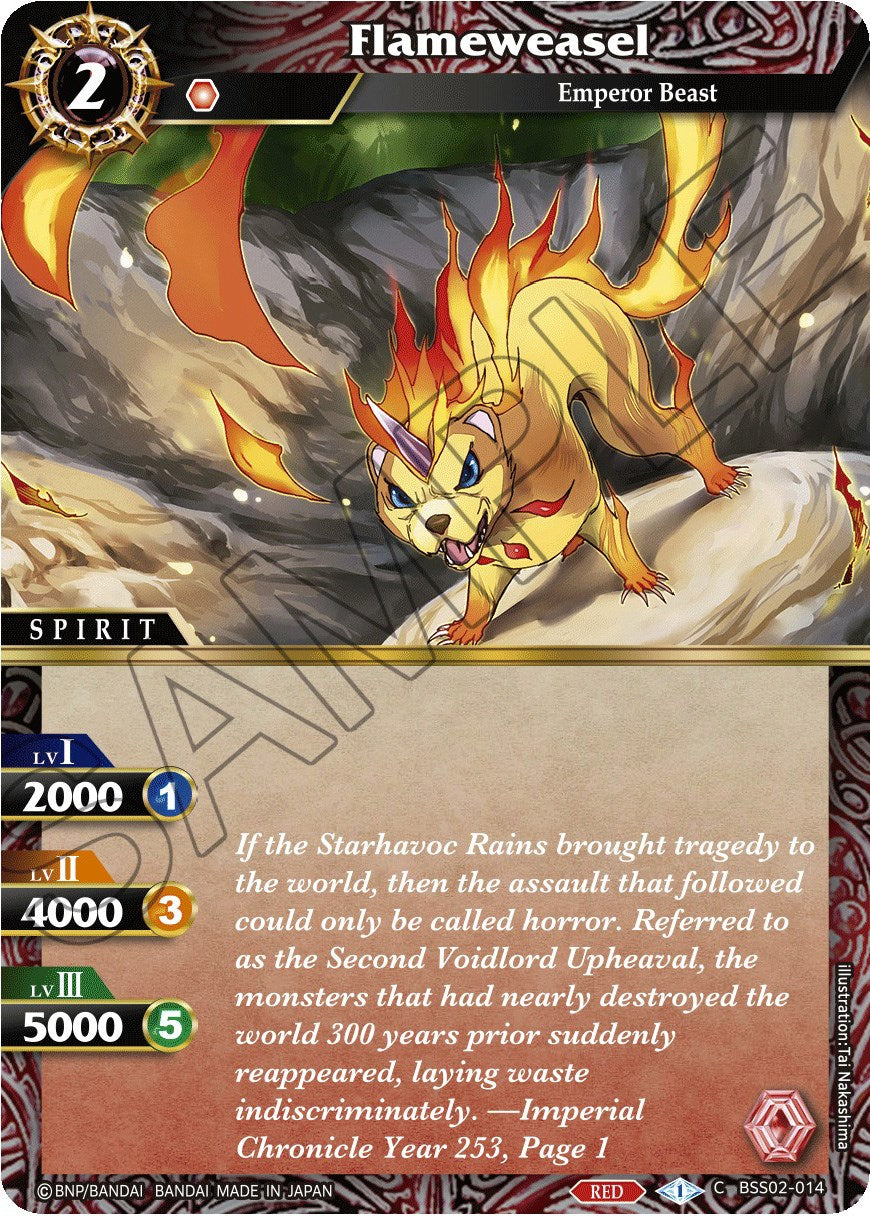 Flameweasel (BSS02-014) [False Gods] | Total Play
