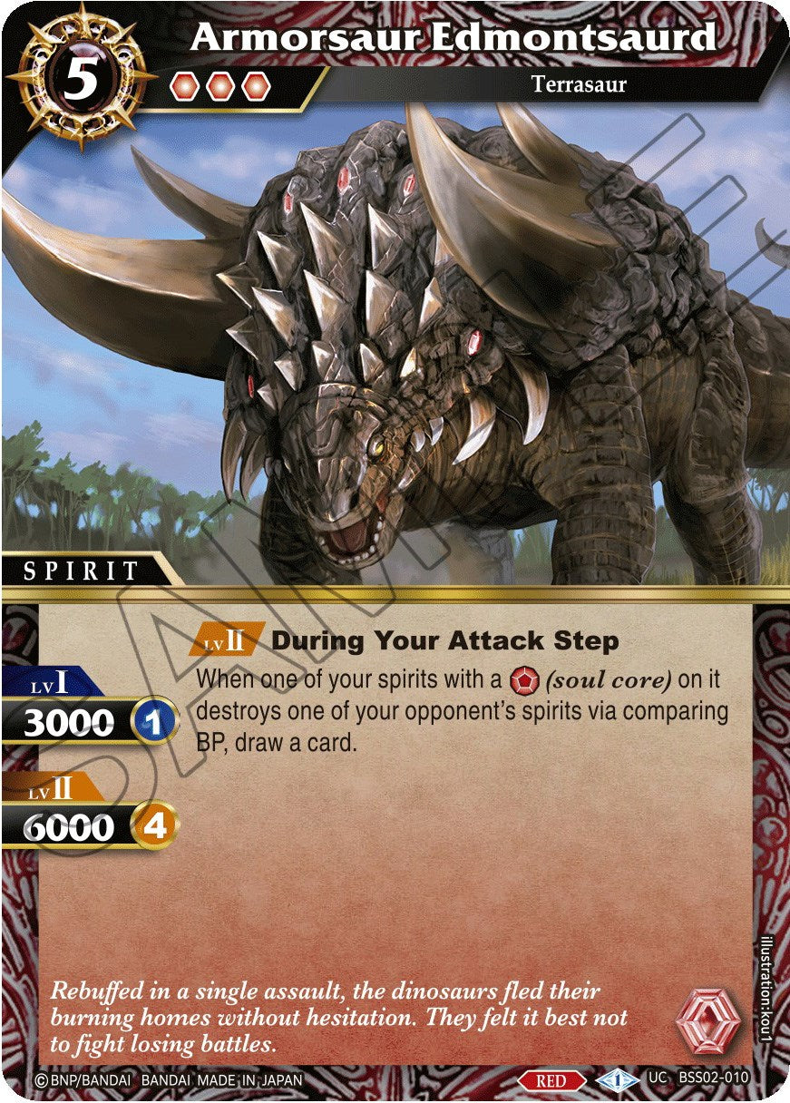 Armorsaur Edmontsaurd (BSS02-010) [False Gods] | Total Play