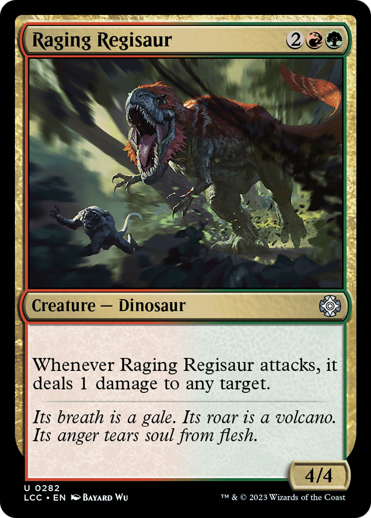 Raging Regisaur [The Lost Caverns of Ixalan Commander] | Total Play