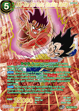 Kaio-Ken Son Goku, Decisive Battle (SPR) (BT15-066) [Saiyan Showdown] | Total Play