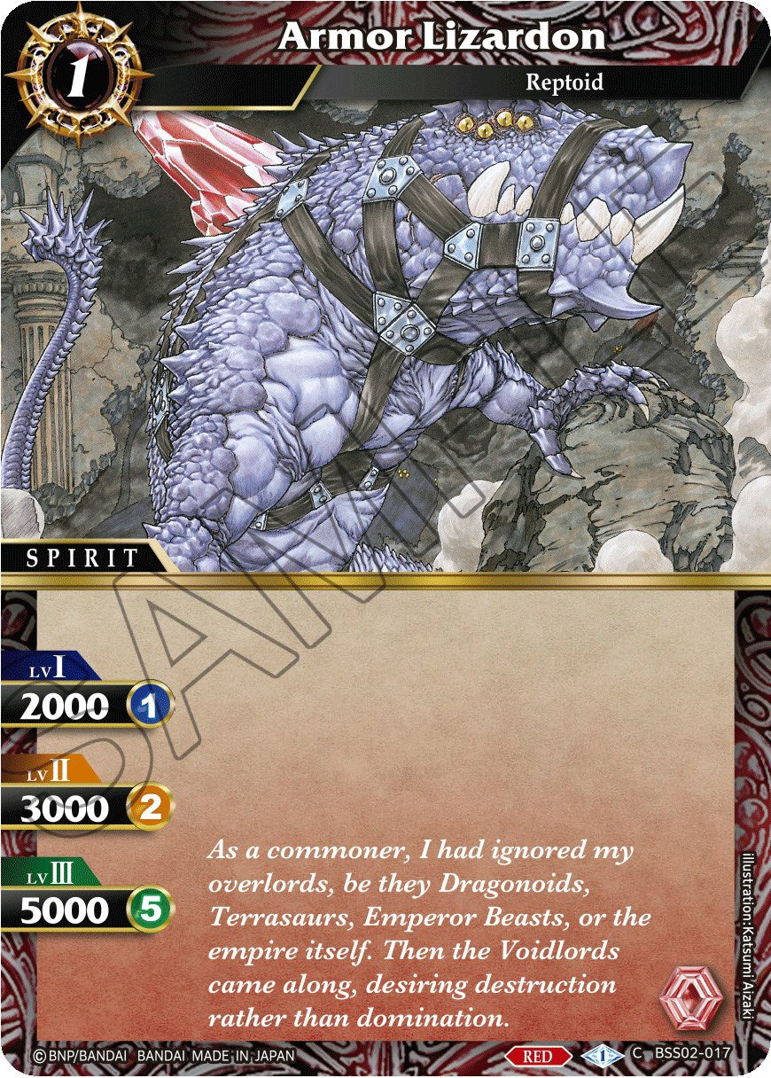 Armor Lizardon (BSS02-017) [False Gods] | Total Play