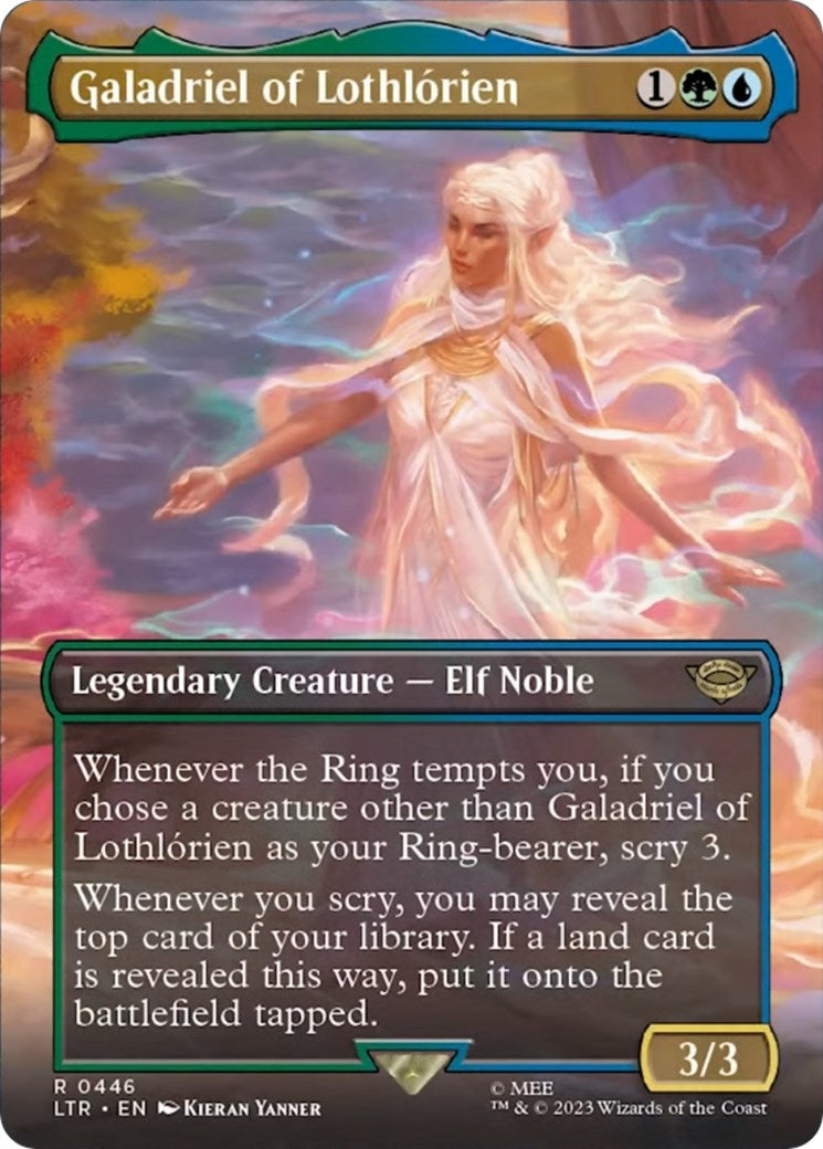 Galadriel of Lothlorien (Borderless Alternate Art) [The Lord of the Rings: Tales of Middle-Earth] | Total Play