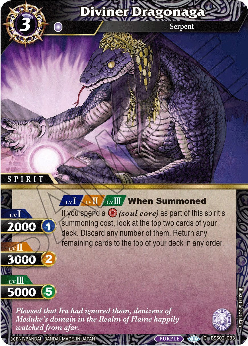 Diviner Dragonaga (BSS02-033) [False Gods] | Total Play