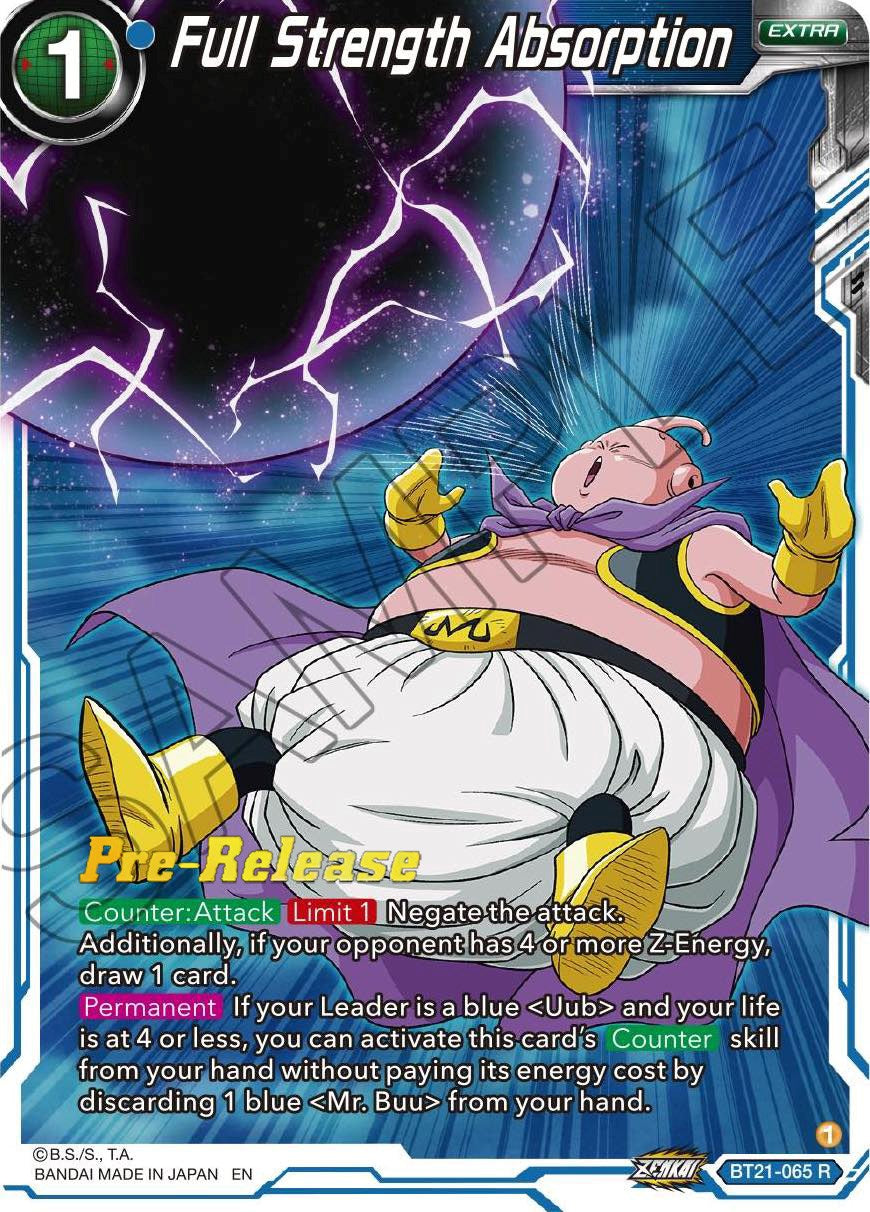 Full Strength Absorption (BT21-065) [Wild Resurgence Pre-Release Cards] | Total Play