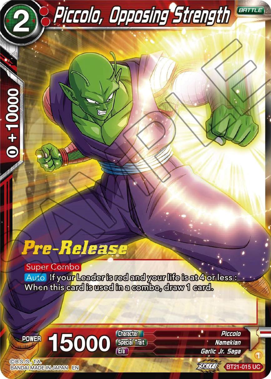 Piccolo, Opposing Strength (BT21-015) [Wild Resurgence Pre-Release Cards] | Total Play