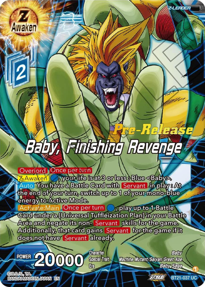 Baby, Finishing Revenge (BT21-037) [Wild Resurgence Pre-Release Cards] | Total Play