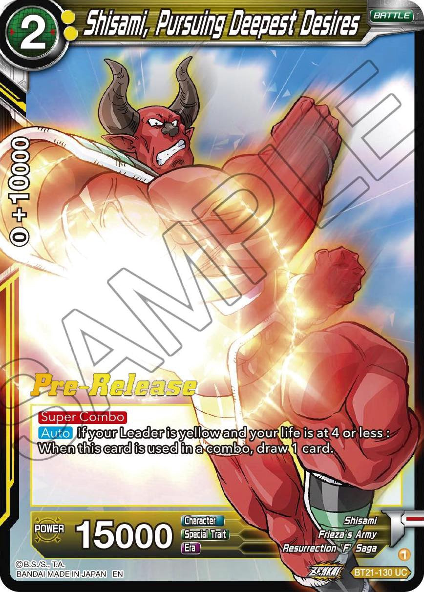 Shisami, Pursuing Deepest Desires (BT21-130) [Wild Resurgence Pre-Release Cards] | Total Play