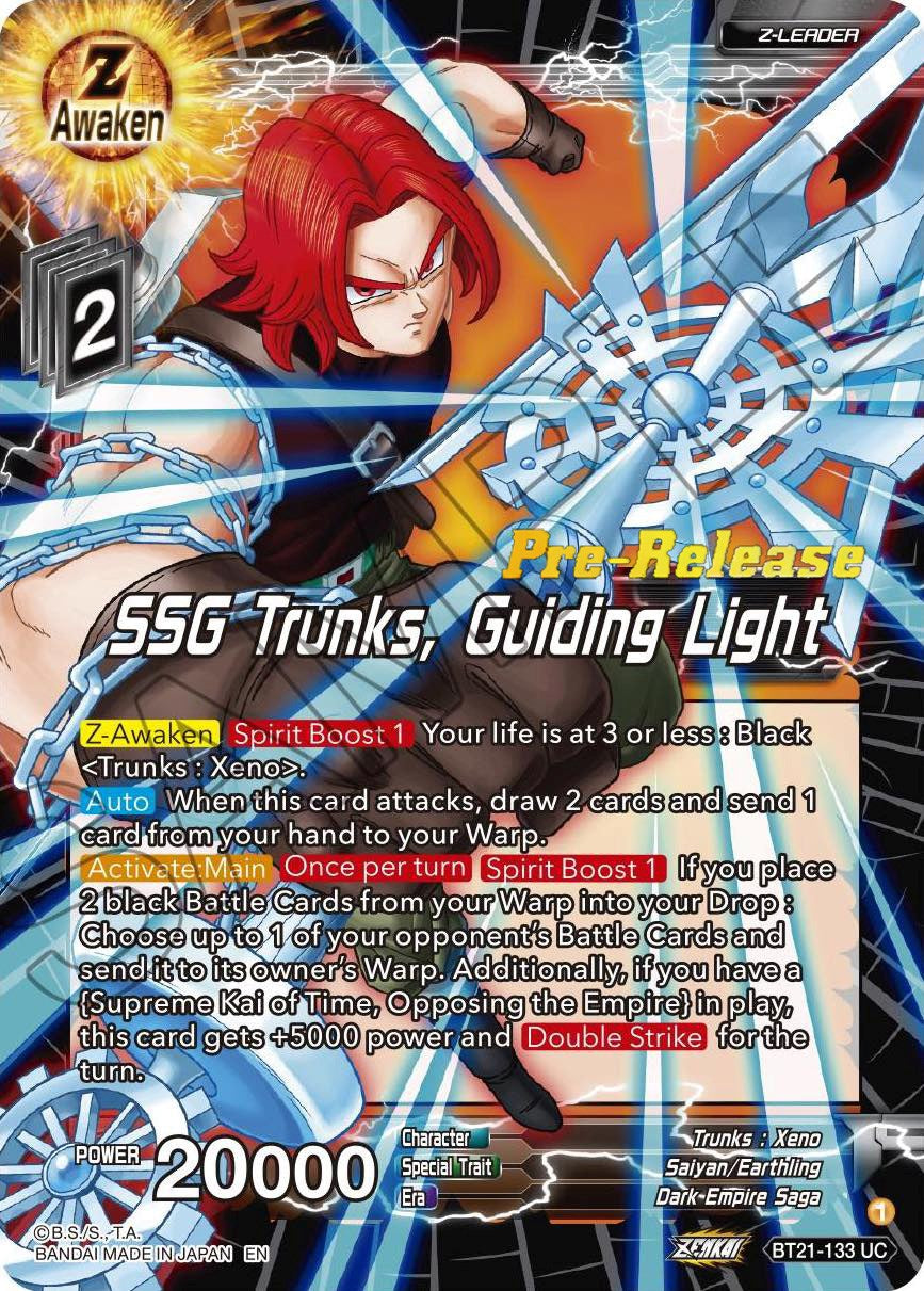 SSG Trunks, Guiding Light (BT21-133) [Wild Resurgence Pre-Release Cards] | Total Play