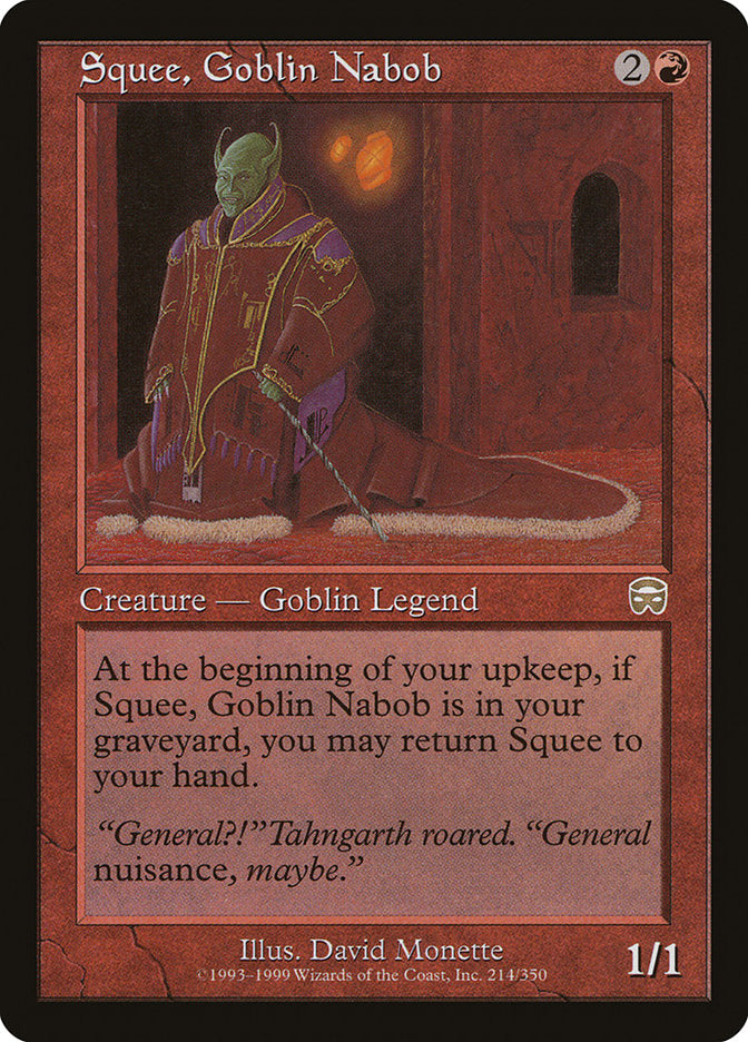 Squee, Goblin Nabob [Mercadian Masques] | Total Play