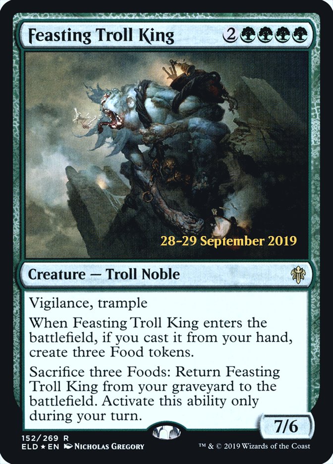 Feasting Troll King [Throne of Eldraine Prerelease Promos] | Total Play