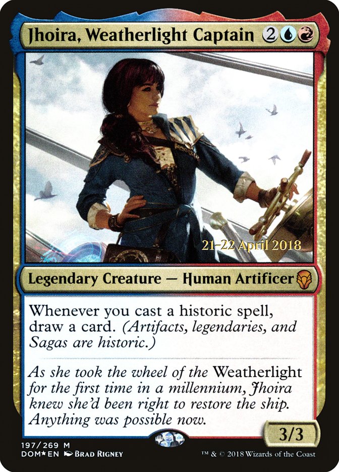 Jhoira, Weatherlight Captain [Dominaria Prerelease Promos] | Total Play