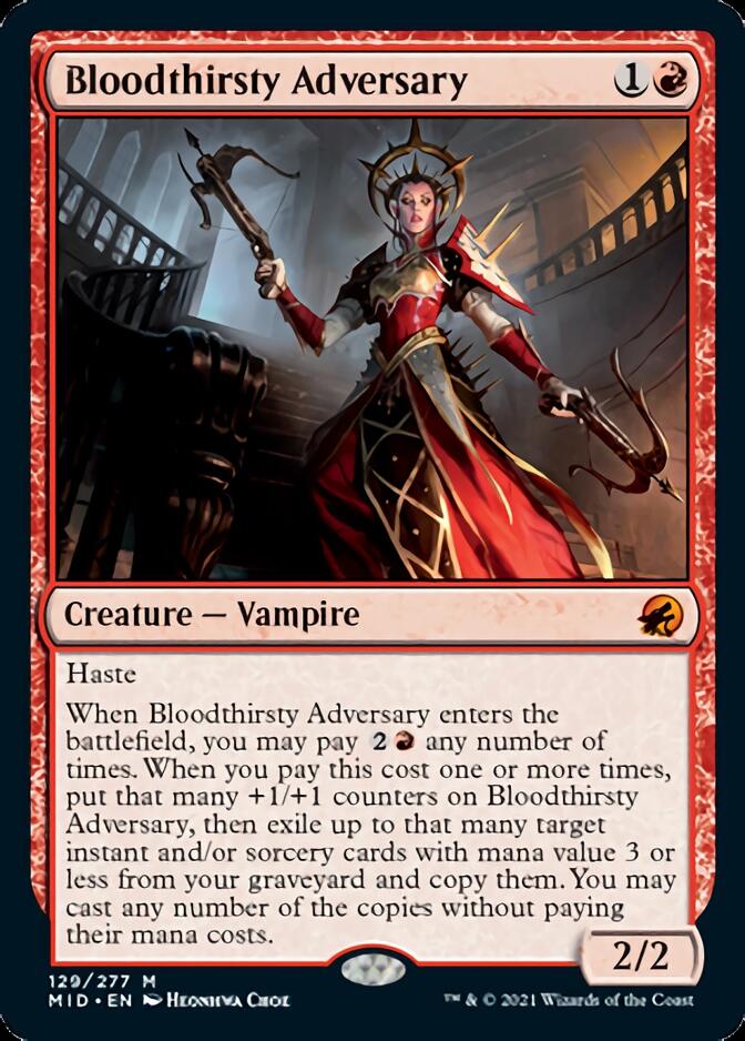 Bloodthirsty Adversary [Innistrad: Midnight Hunt] | Total Play