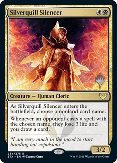 Silverquill Silencer (Promo Pack) [Strixhaven: School of Mages Promos] | Total Play