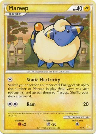 Mareep (13/30) [HeartGold & SoulSilver: Trainer Kit - Raichu] | Total Play