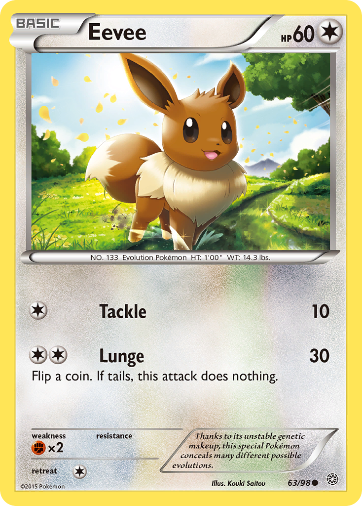 Eevee (63/98) [XY: Ancient Origins] | Total Play